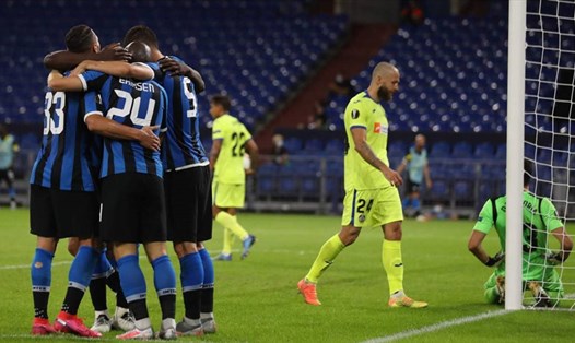 Tận dụng cơ hội tốt hơn, Inter Milan vượt Getafe để giành vé vào tứ kết Europa League. Ảnh: AS