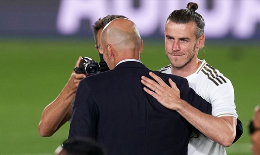 Zinedine Zidane tiếp tục ngó lơ Gareth Bale. Ảnh: SkySports