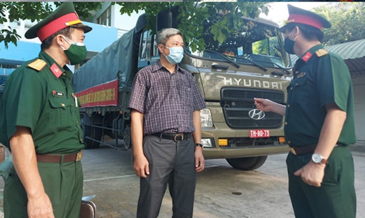 50 tấn vật tư y tế được chuyển đến Đà Nẵng. Ảnh: Anh Văn