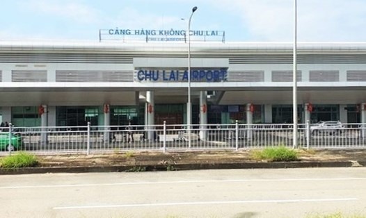 Quảng Nam đề nghị tạm dừng các chuyến bay đi - đến sân bay Chu Lai. Ảnh: Thanh Chung