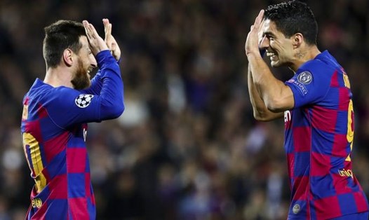 Messi cùng Luis Suarez là cặp tiền đạo lợi hại của Barcelona nhưng đã sa sút vì tuổi tác. Ảnh: Dario Sports.