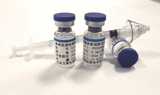 Vaccine COVID-19 dạng xịt mũi do Đại học Hong Kong, Đại học Hạ Môn và Công ty Dược sinh học Wantai Bắc Kinh cùng phát triển. Ảnh: Đại học Hạ Môn
