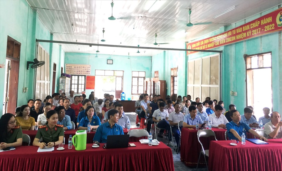 Toàn cảnh lớp tập huấn. Ảnh: CĐ.