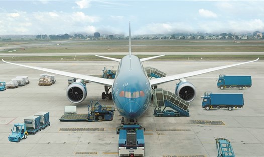 Từ ngày 18.9.2020 Vietnam Airlines khôi phục các chuyến bay quốc tế thường lệ. Ảnh VNA