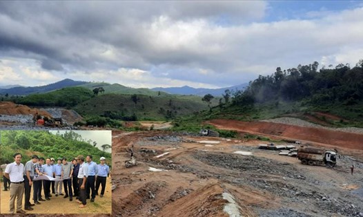 Một góc công trình thủy lợi nghìn tỉ đồng của Bộ NNPTNT đang thi công dang dở ở Đắk Lắk. Ảnh: Bảo Trung