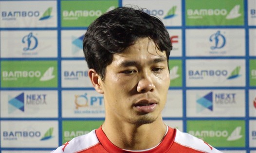 Công Phượng chơi hay ở trận TPHCM thắng Bà Rịa-Vũng Tàu 3-2 tại Cúp Quốc gia. Ảnh: Nguyễn Đăng.