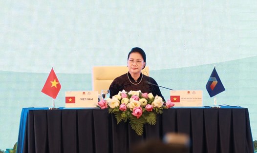 Chủ tịch Quốc hội Nguyễn Thị Kim Ngân - Chủ tịch AIPA 41. Ảnh Hải Nguyễn