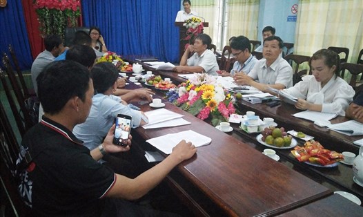 UBND huyện Chư Sê, tỉnh Gia Lai thông báo kết luận về bồi thường, hỗ trợ cho người dân. Ảnh: THANH TUẤN