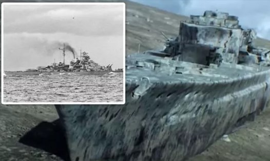 Xác tàu Bismarck phơi bày những bí mật chôn giấu của chiến hạm "không thể chìm". Ảnh: Getty/NAT GEO