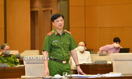 Thứ trưởng Bộ Công an Nguyễn Duy Ngọc. Ảnh Quochoi.vn
