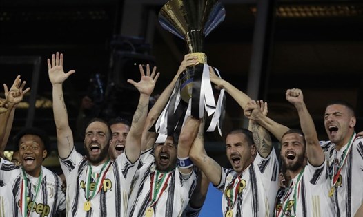 Juventus vô địch Serie A lần thứ9 liên tiếp. Ảnh: Getty Images