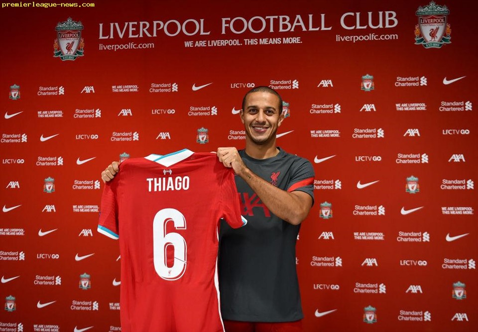 Thiago Alcantara chính thức gia nhập Liverpool