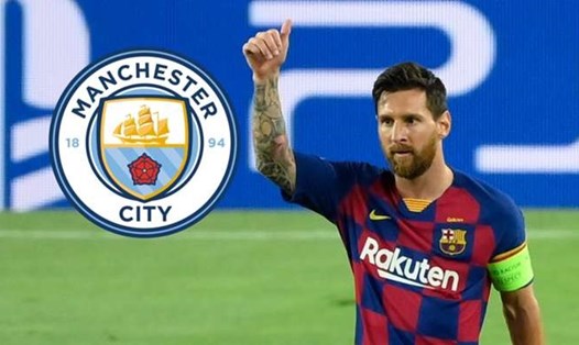 Messi tiến thêm một bước dài trong việc chuyển đến Man City. Ảnh: Getty.