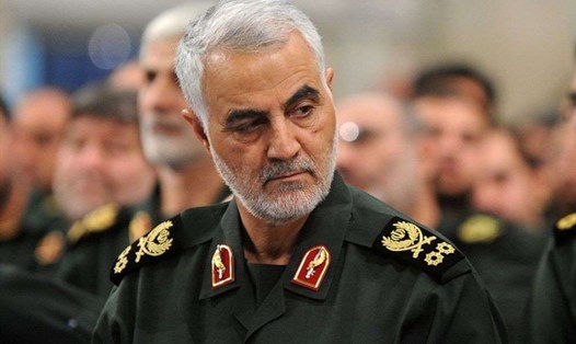 Tướng quá cố Iran Qassem Soleimani. Ảnh: Văn phòng Lãnh tụ tối cao Iran