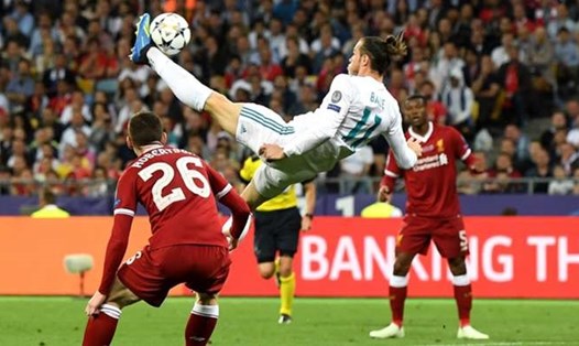 Gareth Bale là mẫu cầu thủ của những trận đấu lớn. Anh ghi siêu phẩm vào lưới Liverpool ở chung kết Champions League, giúp Real Madrid vô địch. Ảnh: Getty.