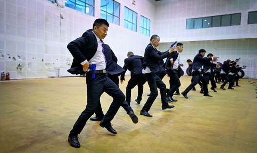 Trường đào tạo vệ sĩ cho giới tỉ phú Trung Quốc. Ảnh: WANG ZHAO/AFP