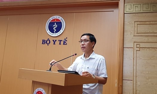 TS Đặng Quang Tấn nói về tình hình dịch sốt xuất huyết. Ảnh: Bộ Y tế cung cấp