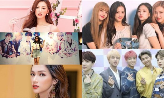 Các nghệ sĩ Việt công khai thần tượng BTS, Blackpink. Ảnh: NSCC, cắt clip