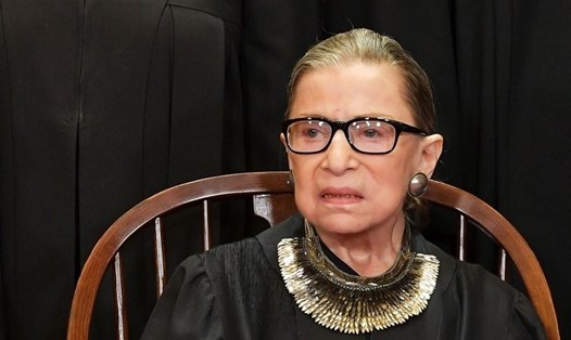 Thẩm phán toà án tối cao Mỹ Ruth Bader Ginsburg qua đời ngày 18.9. Ảnh: AFP