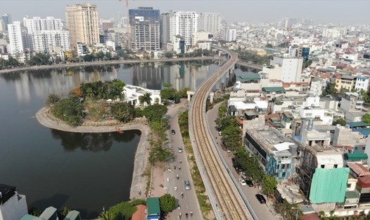 Hà Nội sẽ gồm 8 tuyến đường sắt với tổng chiều dài khoảng 318 km. Ảnh: Hải Nguyễn