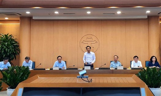 Hội nghị đóng góp ý kiến về thí điểm tổ chức mô hình chính quyền đô thị tại thành phố Hà Nội. Ảnh: Huy Kiên/Hanoi.gov