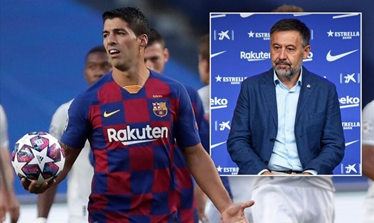 Chủ tịch Josep Bartomeu không để cho Luis Suarez ra đi yên bình. Ảnh: Daily Mail