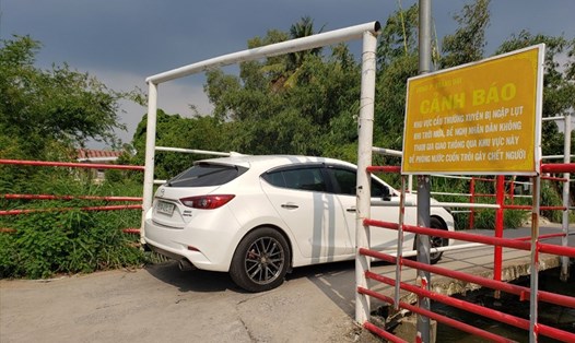 Cầu Kim Bích thuộc KP5, Phường Trảng Dài, TP.Biên Hoà, Đồng Nai - nơi để xảy ra vụ nước lũ cuốn trôi ô tô chở 4 người dân vào tháng 9.2019. Ảnh: Minh Châu