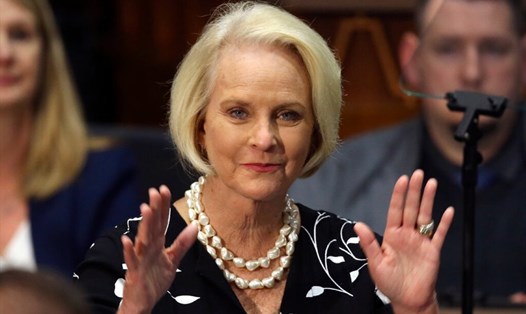 Bà Cindy McCain - vợ cố Thượng nghị sĩ John McCain. Ảnh: AP.