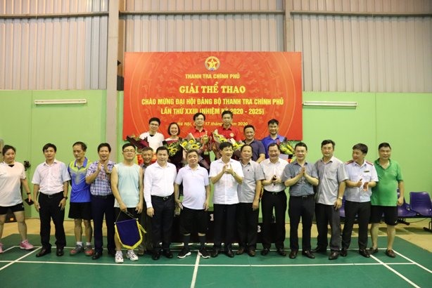 Công đoàn Thanh tra Chính phủ phối hợp tổ chức thành công giải thể thao năm 2020 cho viên chức, lao động. Ảnh: Quang Huy