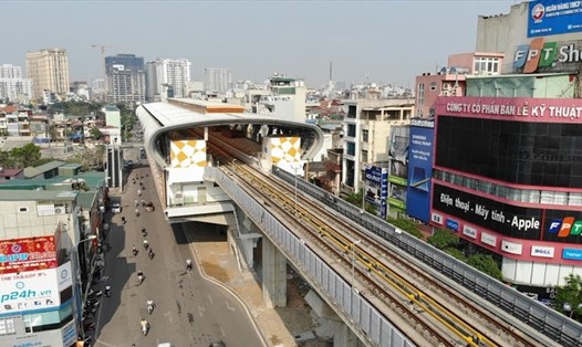 Hà Nội sẽ có 8 tuyến đường sắt đô thị với tổng chiều dài khoảng 318 km. Ảnh: Hải Nguyễn