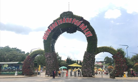 Vườn hoa TP.Đà Lạt là 1 trong những khu đất có vi phạm về đất đai tại tỉnh Lâm Đồng.