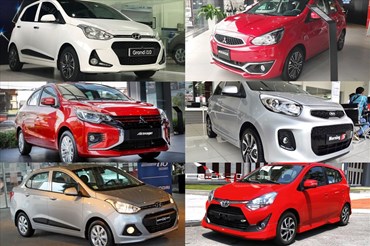 Với mức tài chính từ 300 triệu, người mua có rất nhiều lực chọn từ các hãng Kia, Hyundai, Toyota, Mitsibishi... Ảnh minh hoạ.