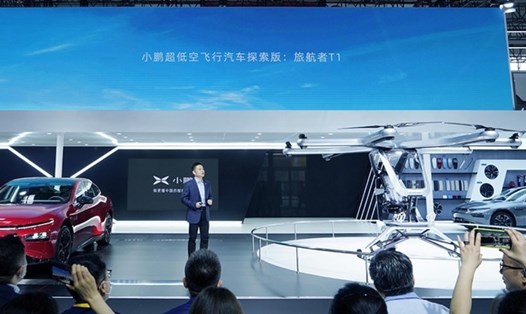 Trung Quốc công bố nguyên mẫu ôtô bay hôm 26.9. Ảnh: Xpeng Motors