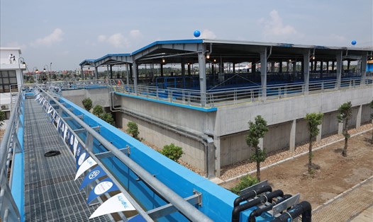 Nhà máy nước Sông Đuống. Ảnh: Hải Nguyễn