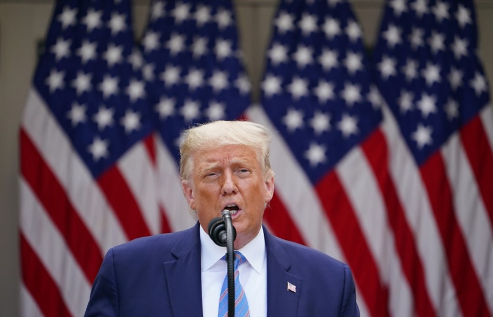 Tổng thống Donald Trump đóng thuế ít nhất trong số các tổng thống Mỹ. Ảnh: AFP