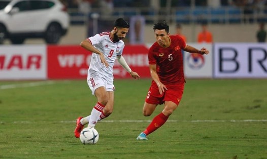 Tuyển Việt Nam đã thắng tuyển UAE 1-0 hôm 14.11.2019, tại sân Mỹ Đình. Ảnh: VFF.