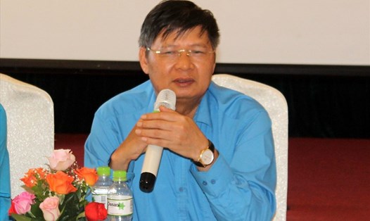 Phó Chủ tịch Tổng LĐLĐVN Phan Văn Anh phát biểu tại hội nghị quán triệt về thực hiện tài chính, tài sản Công đoàn ngày 29.9. Ảnh: Mai Dung