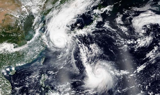 Bão Haishen là cơn bão thứ 10 tấn công Nhật Bản trong năm nay. Ảnh: AP