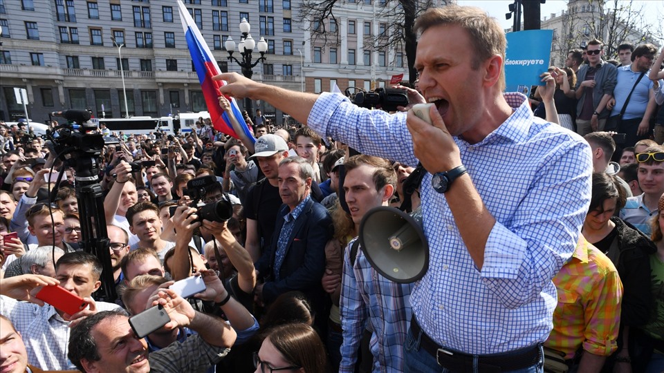 Thủ lĩnh đối lập Nga Alexei Navalny. Ảnh: AFP