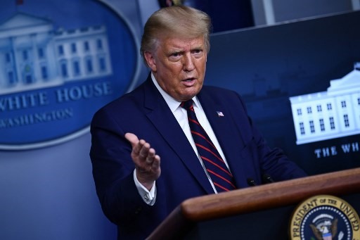 Ông Trump nói Mỹ chưa có bất kỳ bằng chứng nào về vụ thủ lĩnh đối lập Nga bị đầu độc. Ảnh: AFP.