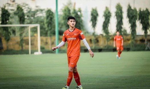 Nguyễn Cảnh Anh sẽ được HAGL cho Đồng Tháp tại giải hạng Nhất mượn, thi đấu cuối mùa 2020. Ảnh: Fanpage CLB HAGL.