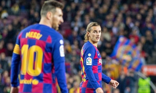 Lionel Messi ở lại sẽ khiến tương lai của Antoine Griezmann đảo chiều? Ảnh: Getty Images
