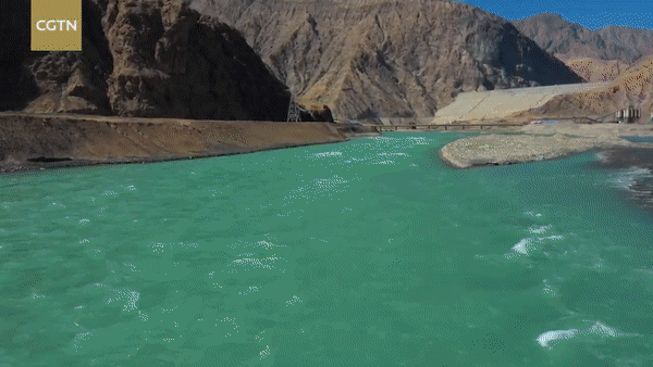 "Đập Tam Hiệp Tân Cương" đã hoàn thành phần chính vào tháng 5.2020. Ảnh: CGTN