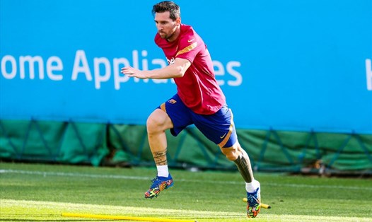 Messi hoàn tất việc kiểm tra y tế tại nhà để quay lại tập luyện cùng Barcelona. Ảnh: FC Barcelona.