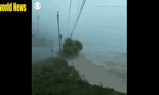 Bão Haishen khiến 23 con sông ở Trung Quốc vượt mức cảnh bão lũ. Ảnh: World News