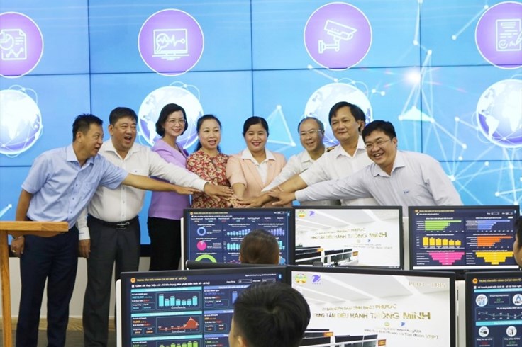 Trung tâm Điều hành thông minh tỉnh Bình Phước chính thức hoạt động