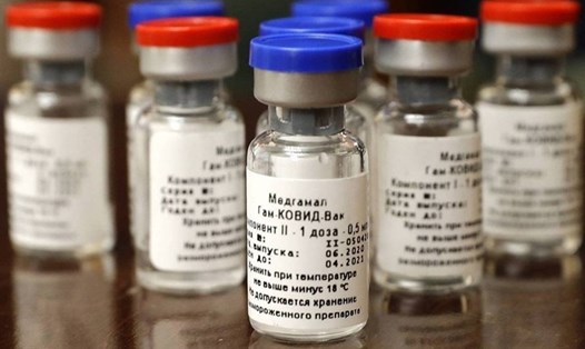 Vaccine COVID-19 của Nga. Ảnh: AFP