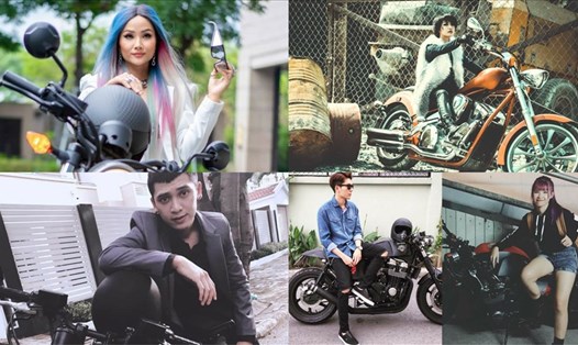 H'hen Niê và loạt sao Việt yêu thích xe môtô hơn xế hộp. Ảnh: NSCC