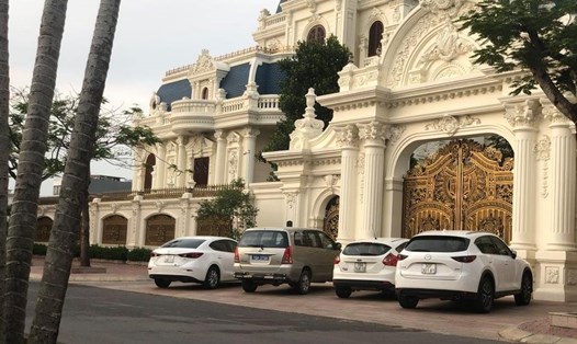 Lâu đài trăm tỉ đồng trên đường Lê Hồng Phong, quận Hải An, Hải Phòng của đại gia Phát "dầu". Ảnh: HH