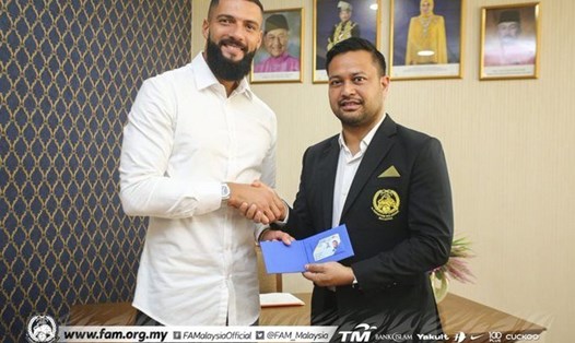 Tiền vệ nhập tịch Liridon Krasniqi nhận quốc tịch Malaysia từ tháng 2.2020 và có cơ hội đấu tuyển Việt Nam vào tháng 3.2021, tại vòng loại World Cup 2022. Ảnh: LĐBĐ Malaysia.